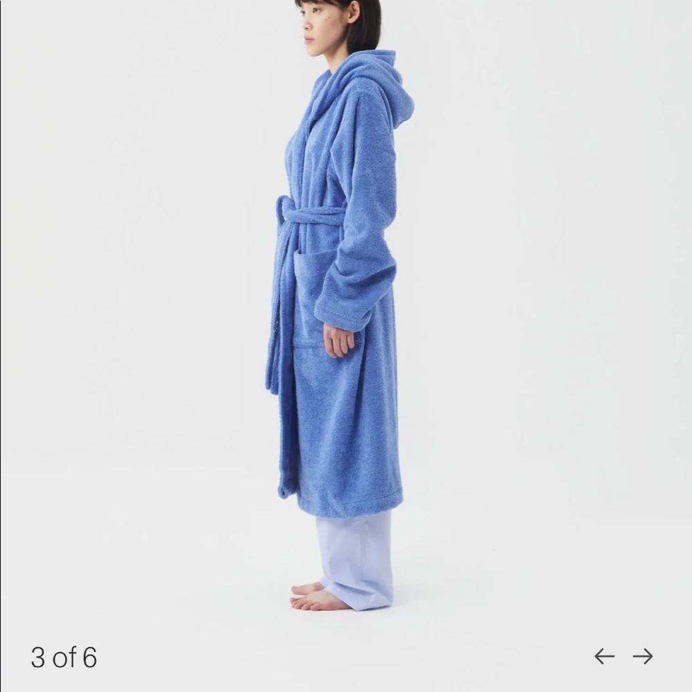 Unused TEKLA hooded bathrobe